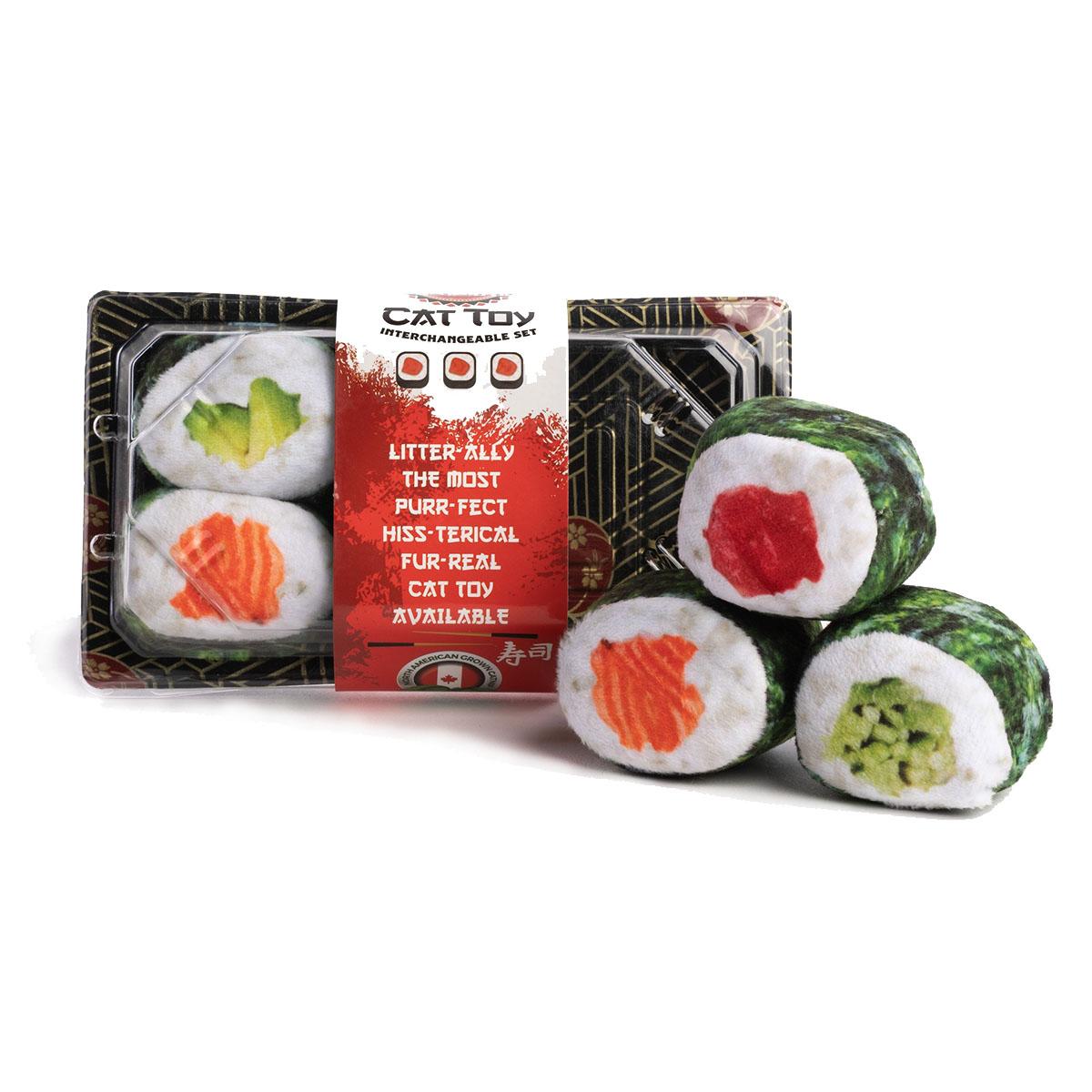 FabCat Sushi Rolls 6 Pack