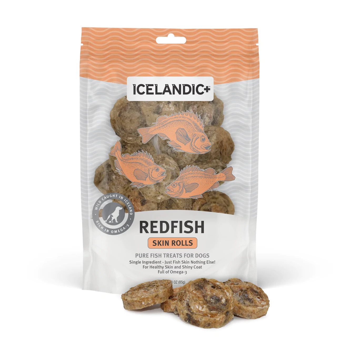 Icelandic Redfish Skin Rolls 3oz