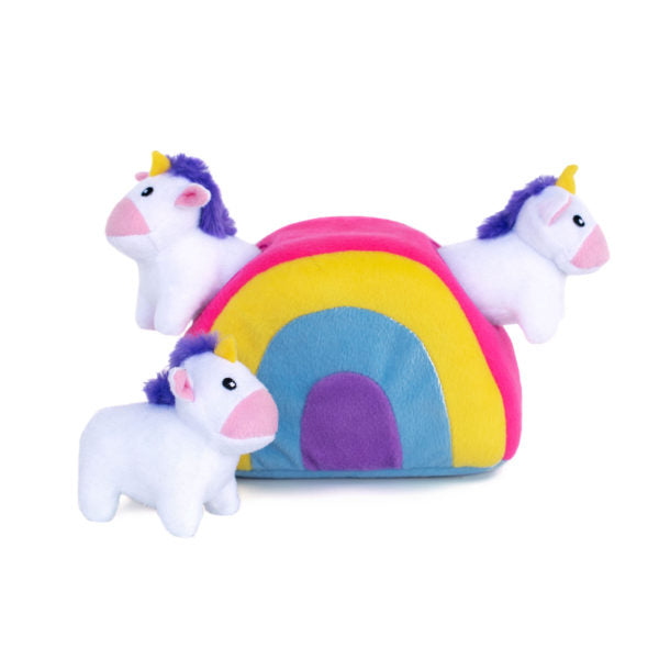 Zippy Paws Burrow Unicorns In Rainbow