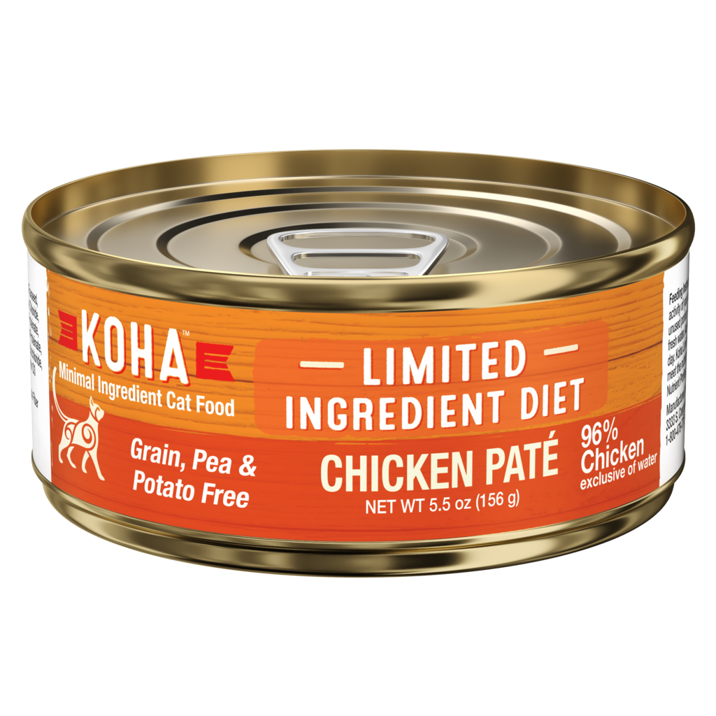 Koha Canned Cat Food Limited Ingredient Diet Chicken Pate