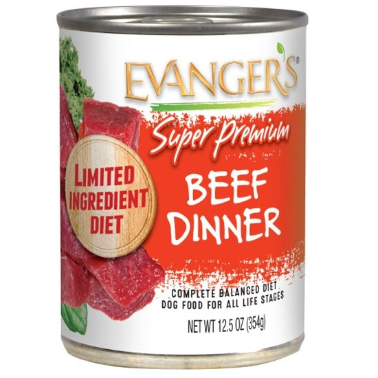 Evanger's Canned Dog Food Beef Dinner 12.8oz