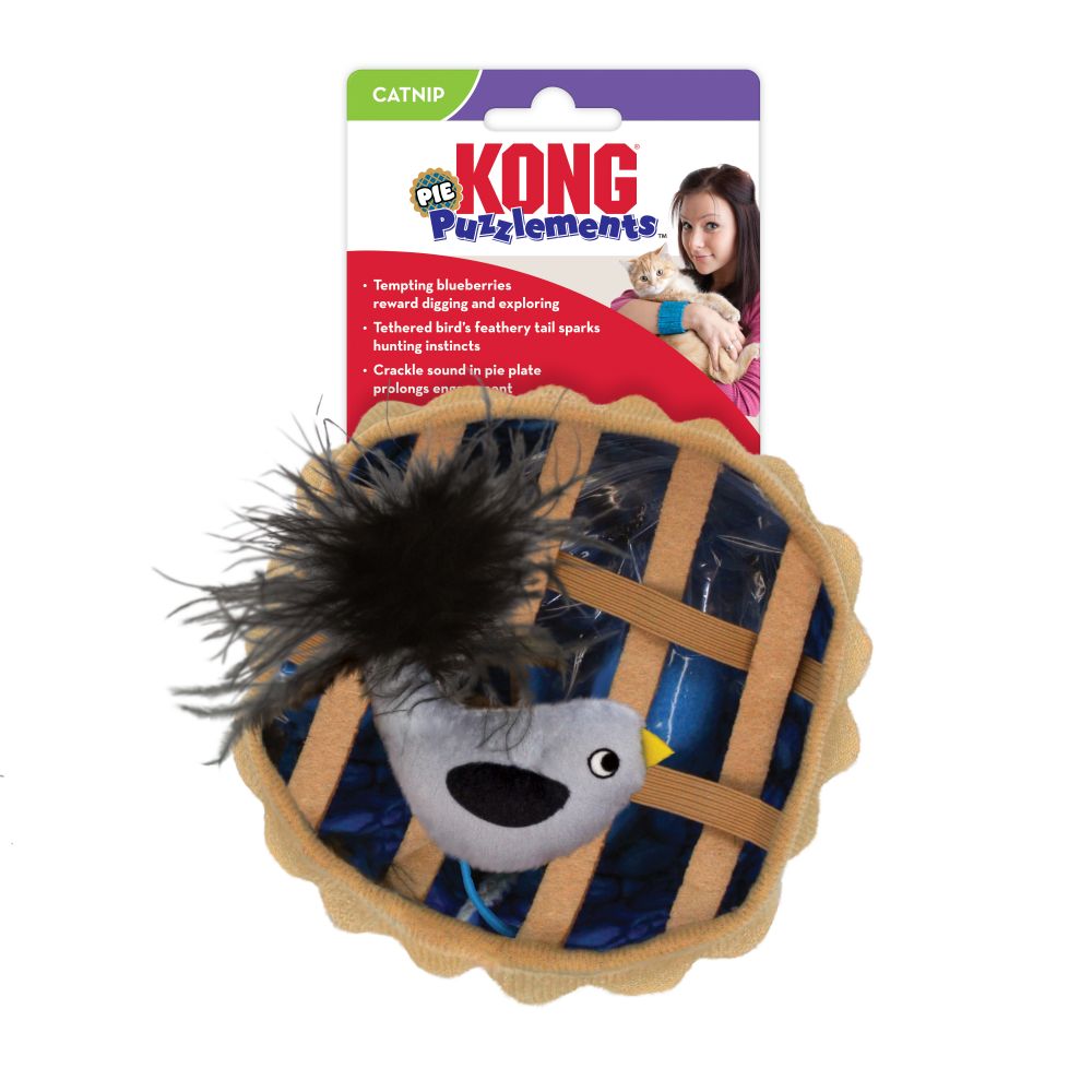 Kong Cat Toy Puzzlements Pie