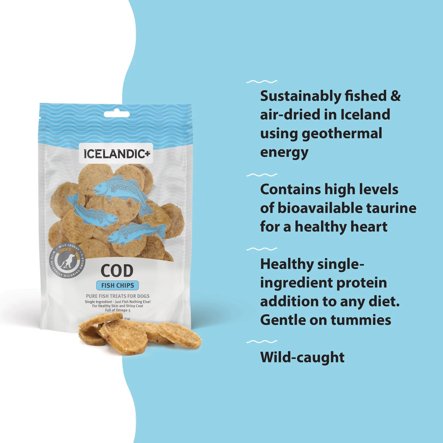 Icelandic Cod Chips 2.5oz