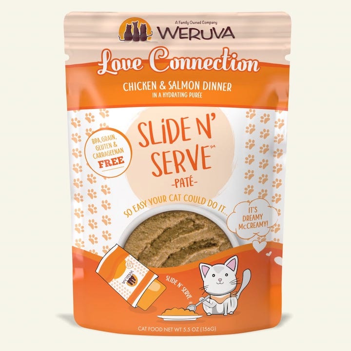 Weruva Cat Food Pouch Slide N' Serve Love Connection