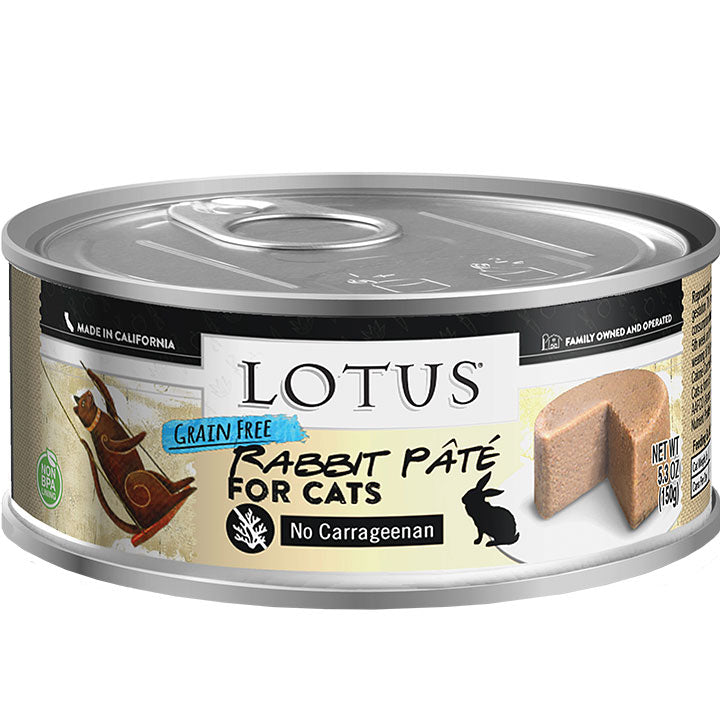 Lotus Canned Cat Food Rabbit Pate