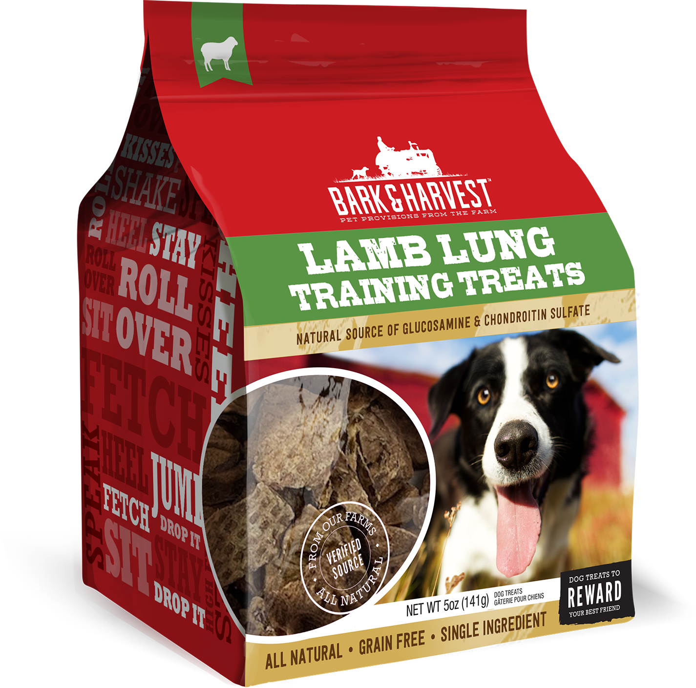 Superior Farms Lamb Lung Training Treats 5oz