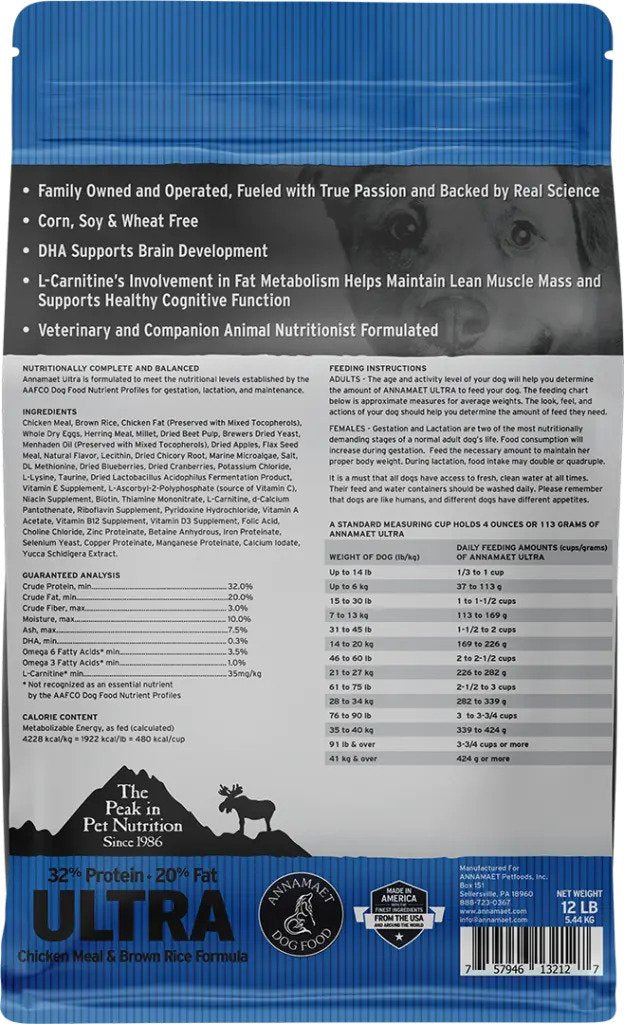 Annamaet Dry Dog Food Ultra