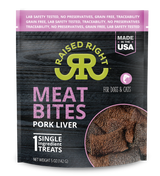 Raised Right Pork Meat Bites 5oz