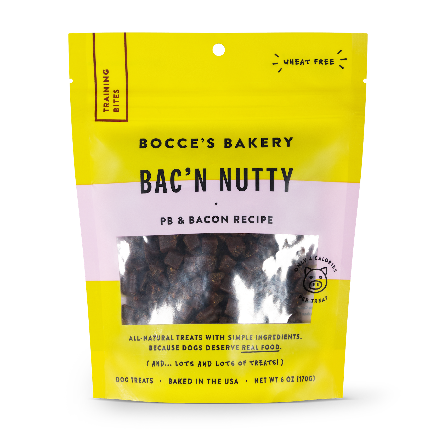 Bocce's Training Bites Bac’N Nutty Recipe 6oz