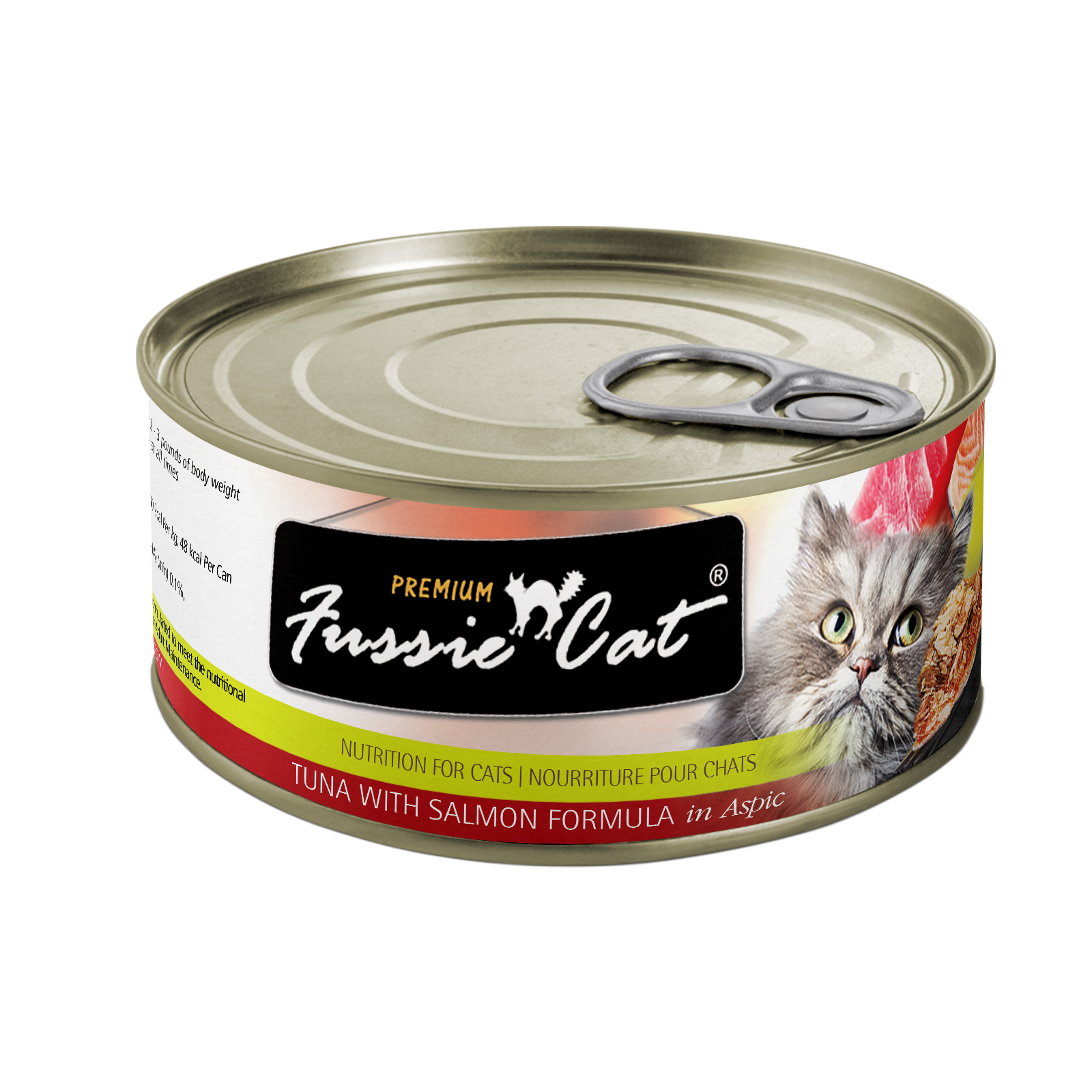 Fussie Cat Canned Cat Food Tuna & Salmon 2.8oz