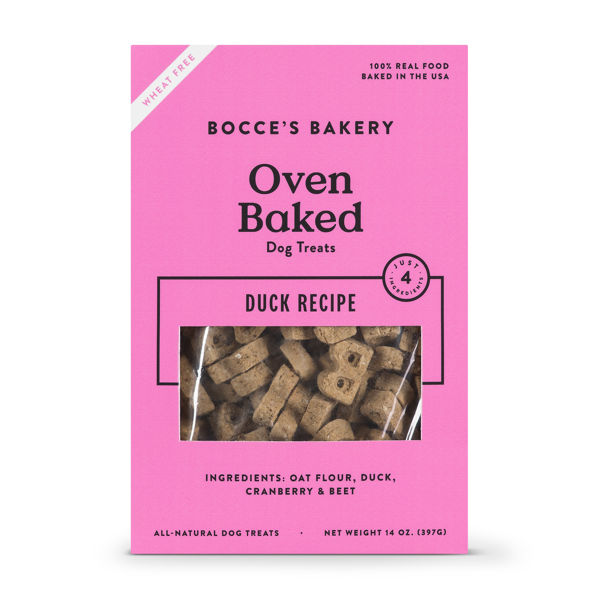 Bocce's Duck Recipe Biscuits 14oz