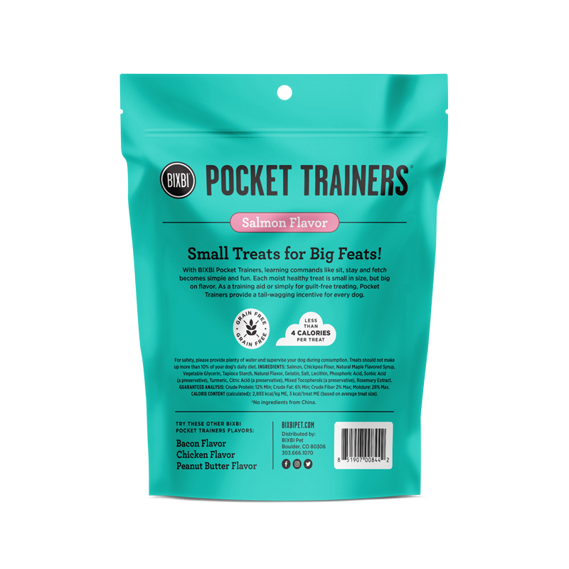 Bixbi Pocket Trainers Salmon Treats 6oz