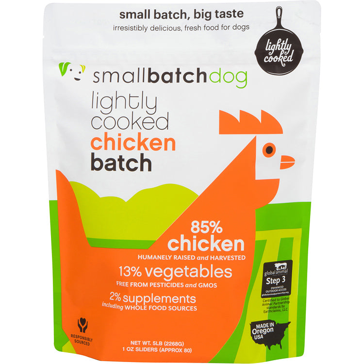 Small Batch Lightly Cooked Dog Food Chicken