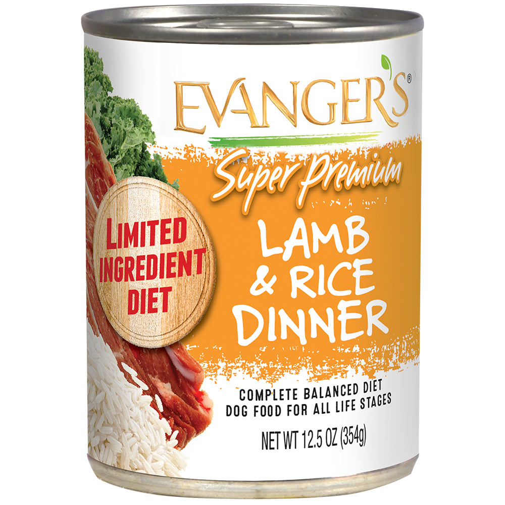 Evanger's Canned Dog Food Lamb & Rice Dinner 12.5oz