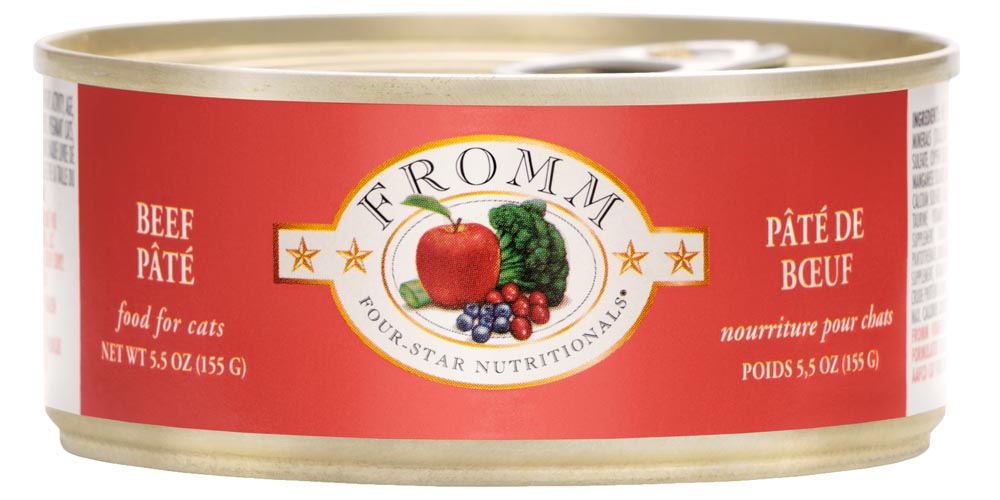 Fromm Canned Cat Food Beef Pate 5.5oz