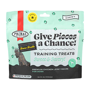 Primal Give Pieces A Chance Chicken Jerky Treats 4oz