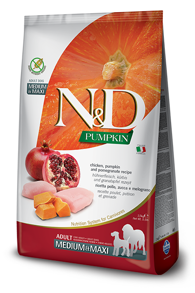 Farmina Dog Grain Free Chicken Pumpkin & Pomegranate Med & Maxi