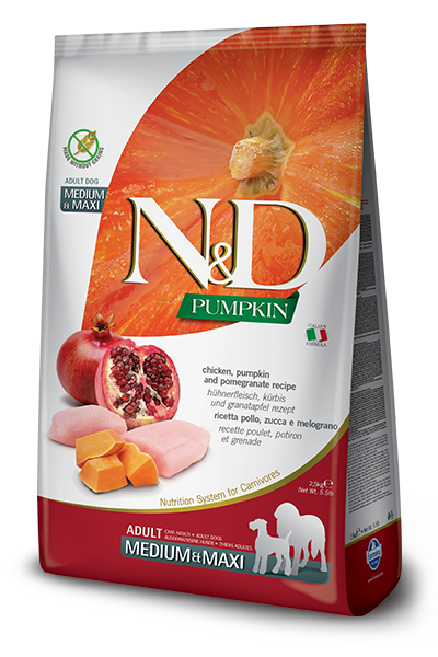 Farmina Dry Dog Food Chicken Pumpkin & Pomegranate Medium & Maxi