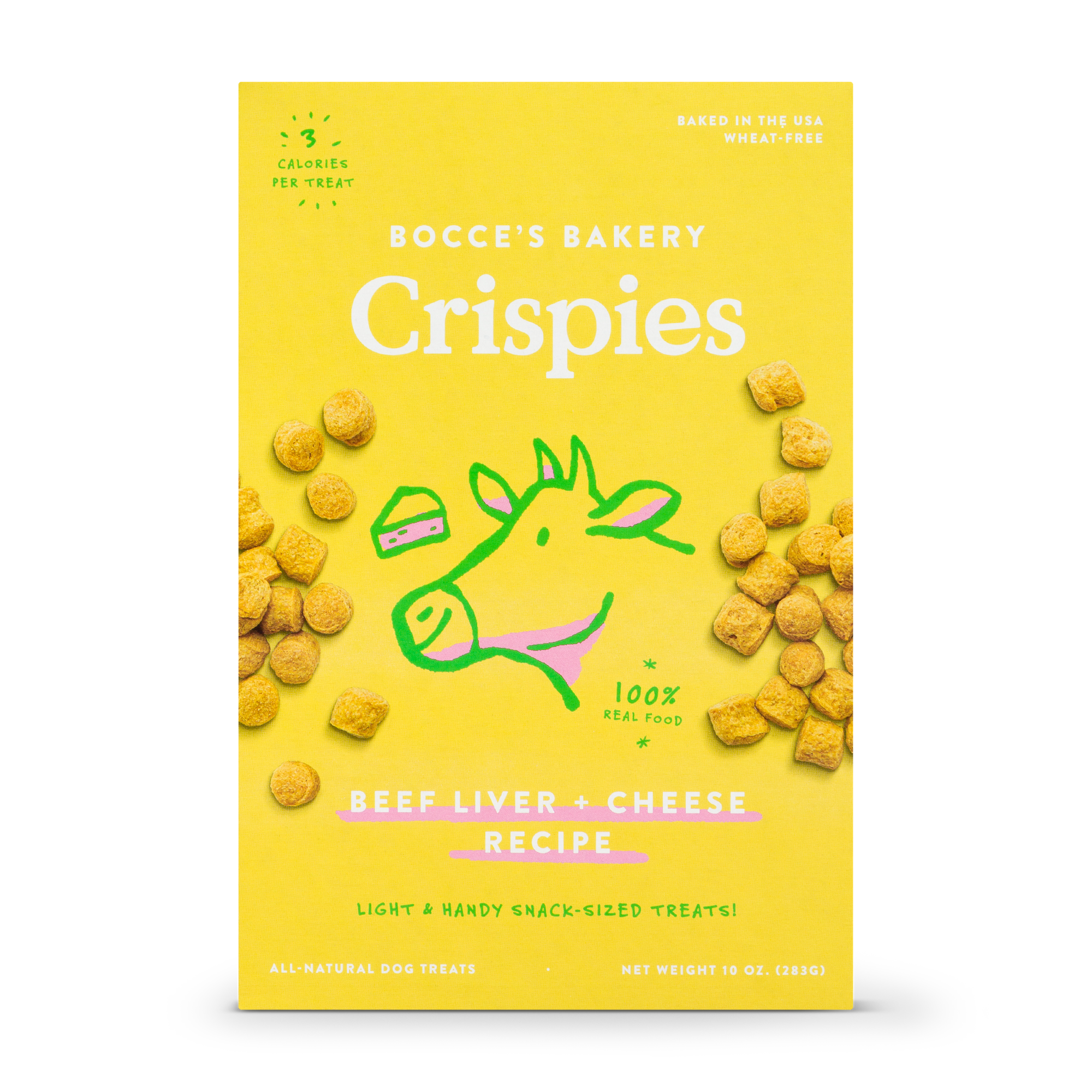 Bocce's Crispies Beef Liver & Cheese Recipe 10oz