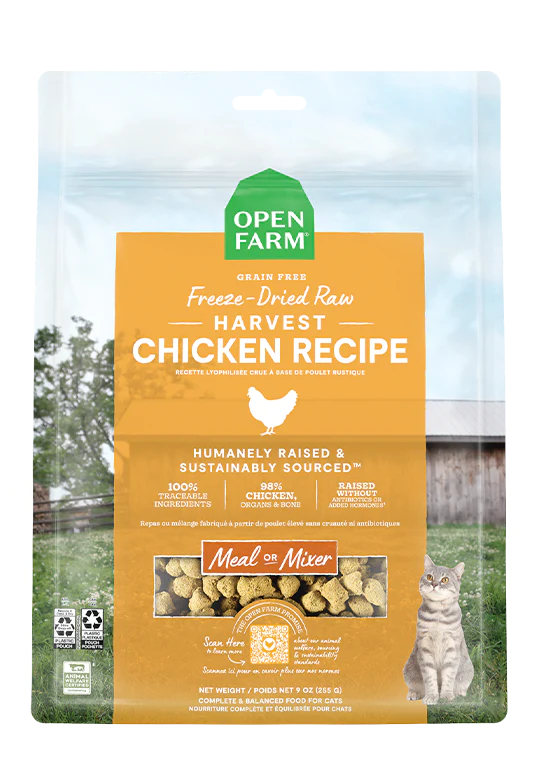 Open Farm Cat Freeze Dried Chicken Recipe