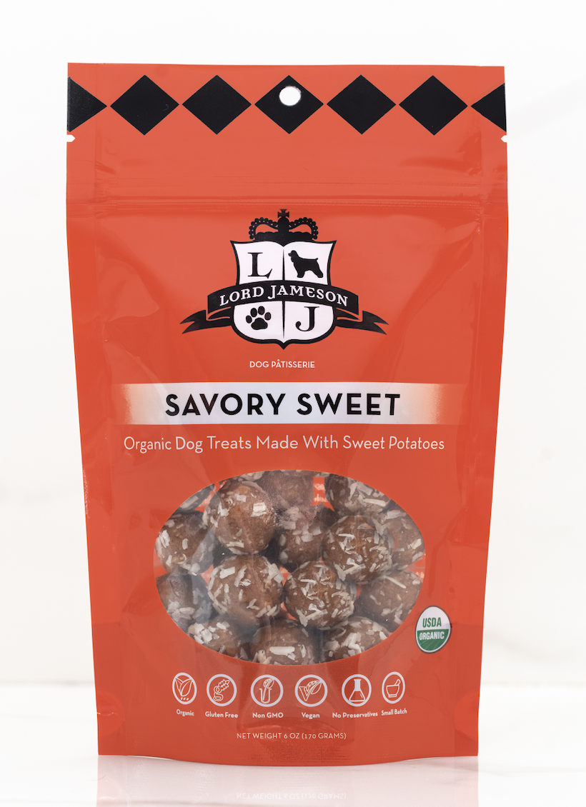 Lord Jameson Savory Sweet Organic Dog Treats 7oz