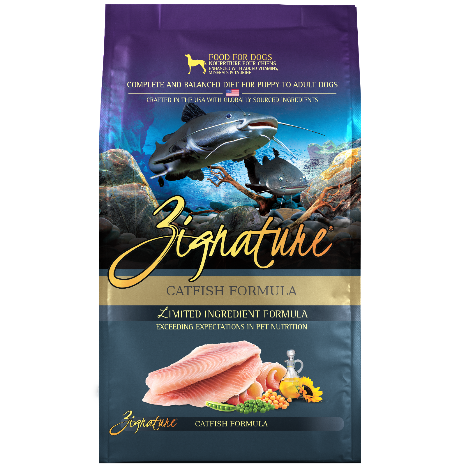 Zignature Dry Dog Food Catfish