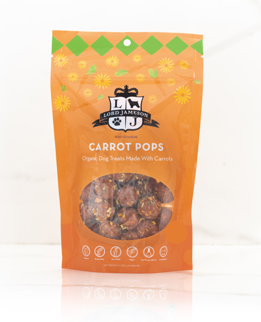 Lord Jameson Carrot Pops Organic Treats 6oz