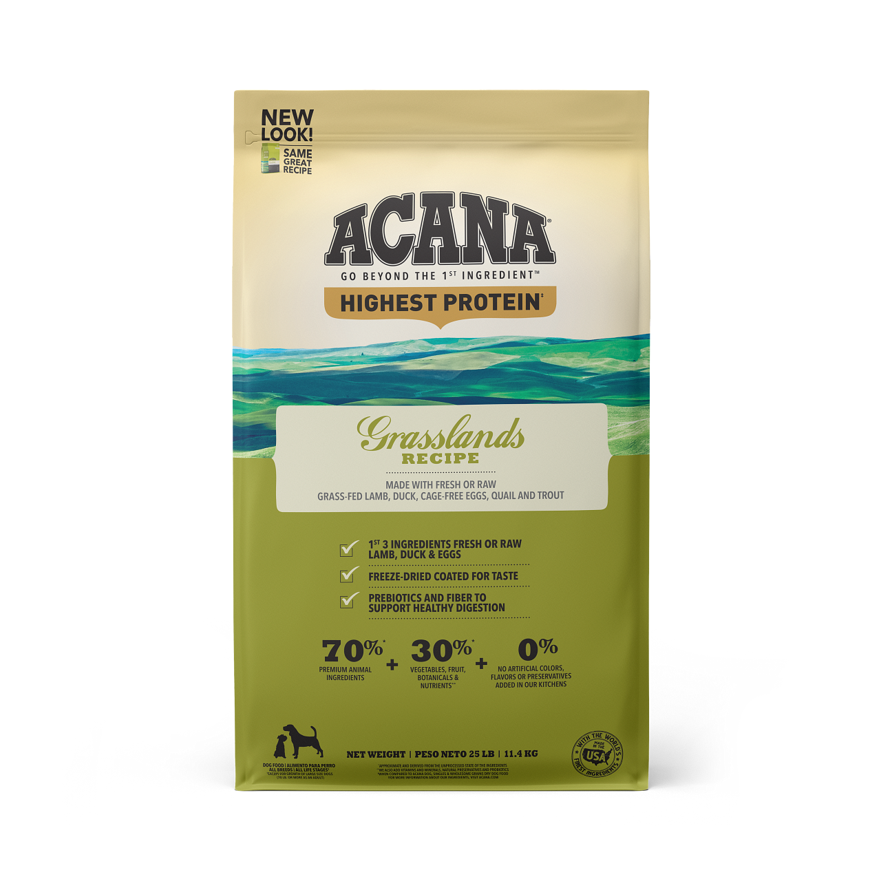 Acana Dry Dog Food Highest Protein Grasslands