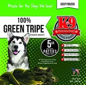 K9 Kravings Raw Tripe Patty 5lb