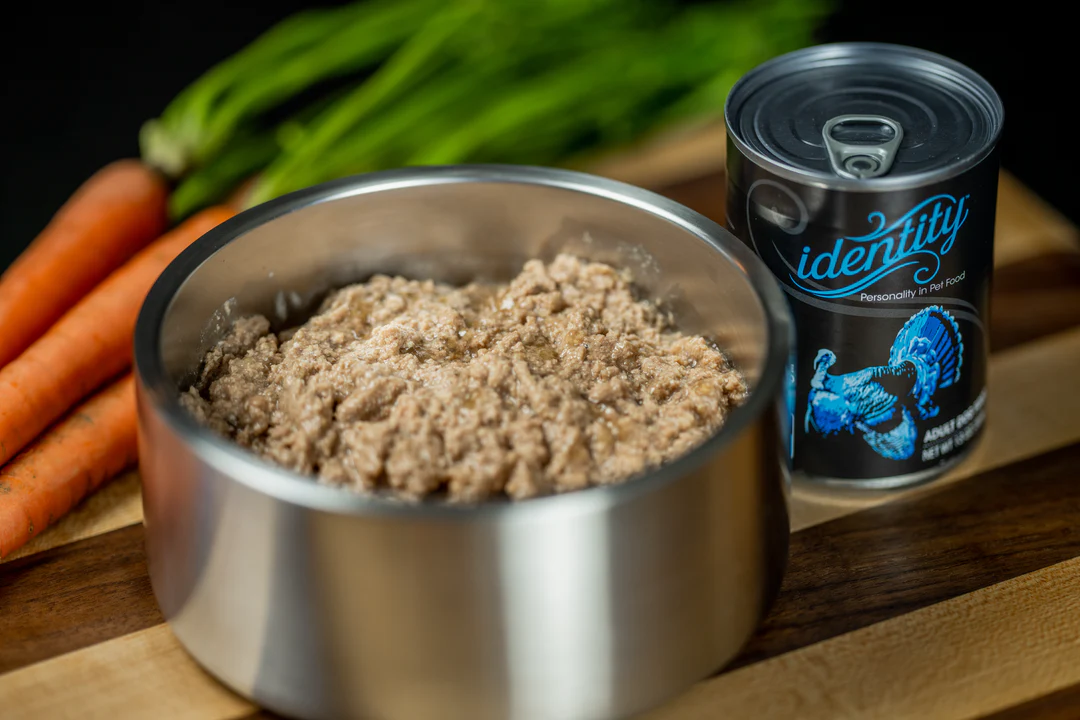 Identity Pet Canned 95% Free Range Homestead Turkey Recipe 13oz