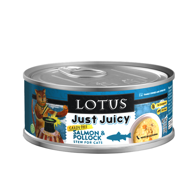 Lotus Canned Cat Food Just Juicy Salmon Stew