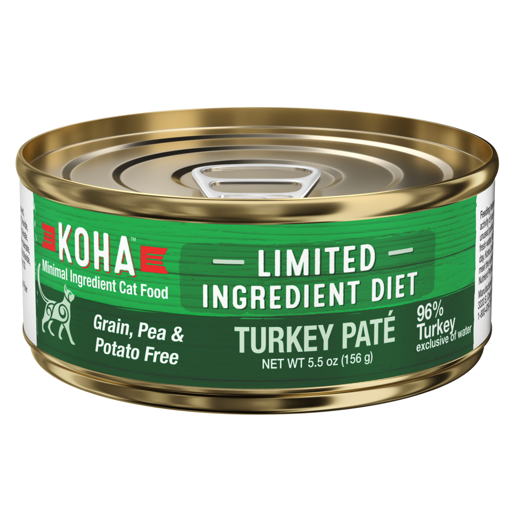 Koha Canned Cat Food Limited Ingredient Diet Turkey Pate