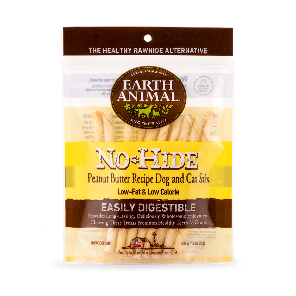 Earth Animal No Hide Peanut Butter Stix 3oz