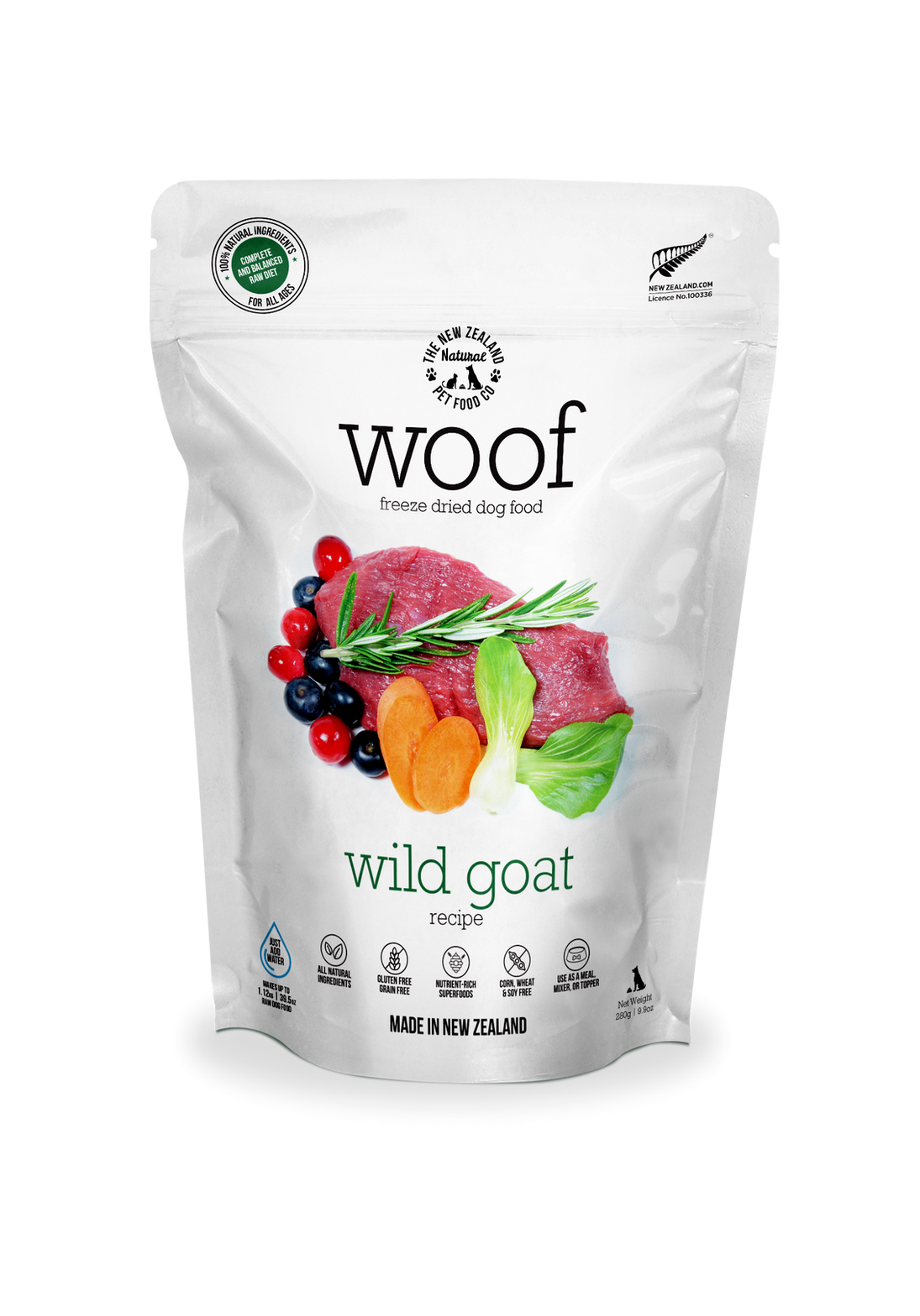 New Zealand Natural Freeze Dried Woof Wild Goat