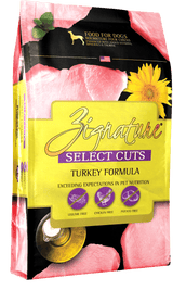 Zignature Dry Dog Food Select Cuts Turkey