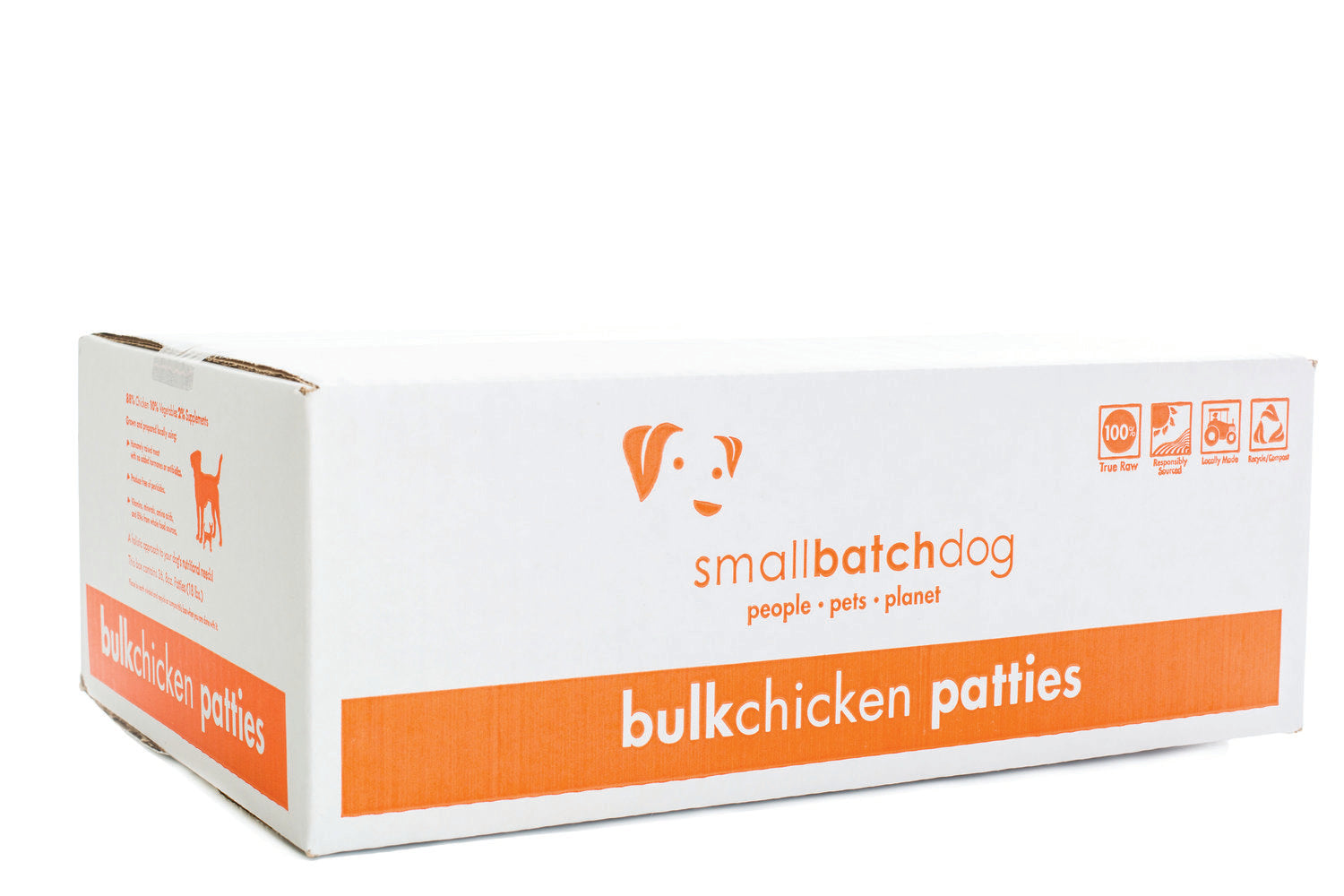 Small Batch Raw Dog Food Chicken Patties