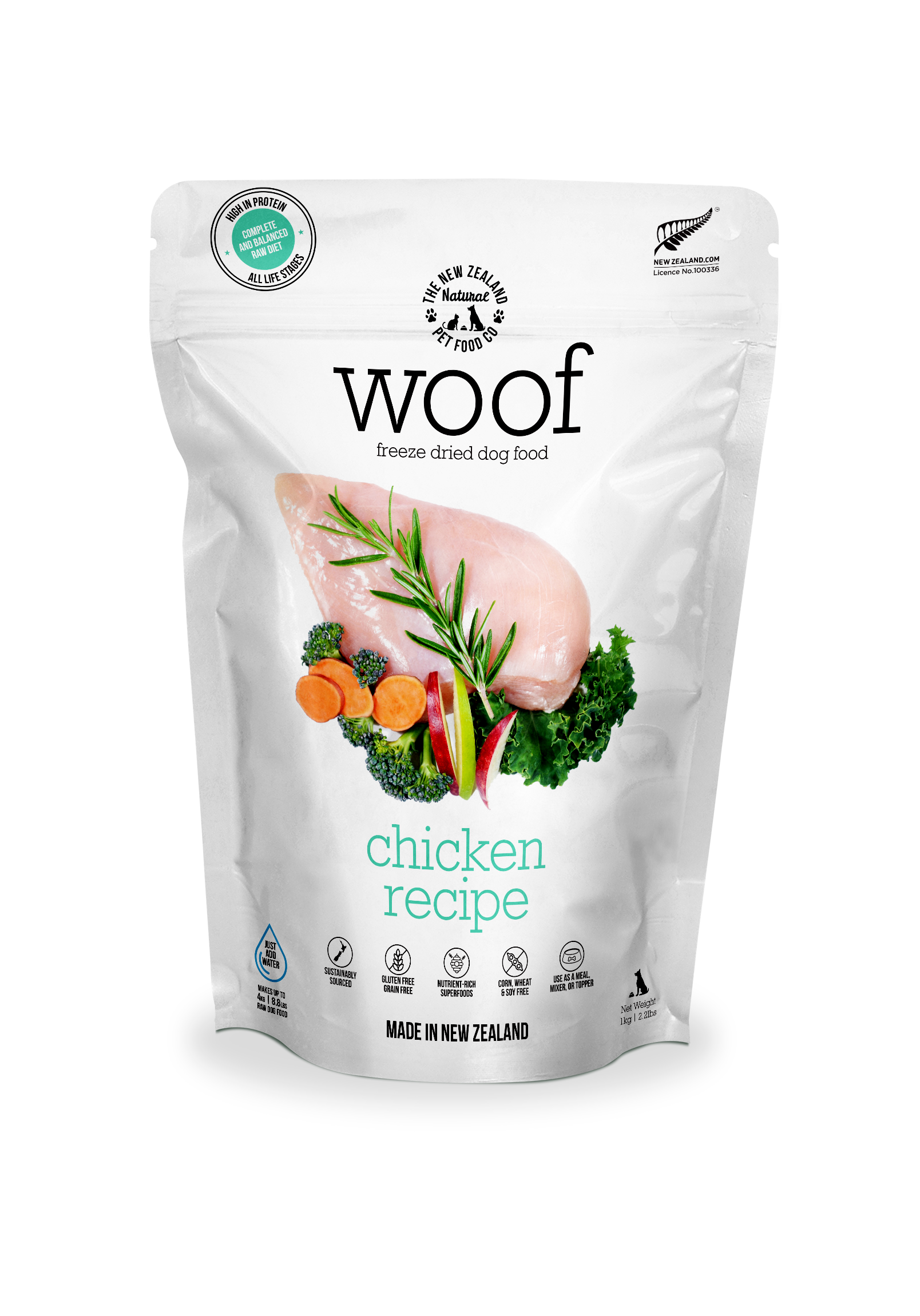 New Zealand Natural Freeze Dried Woof Chicken