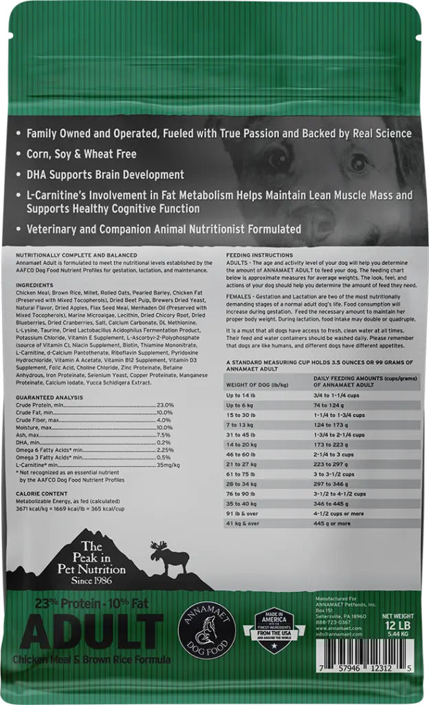 Annamaet Dry Dog Food Adult
