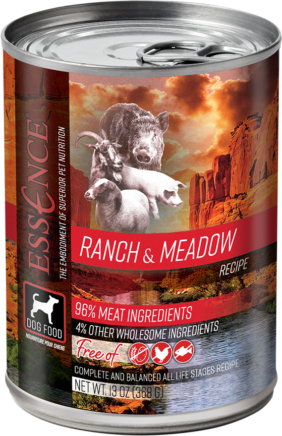 Essence Canned Dog Food Ranch & Meadow 13oz