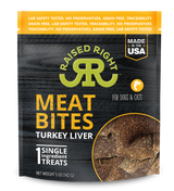 Raised Right Turkey Meat Bites 5oz