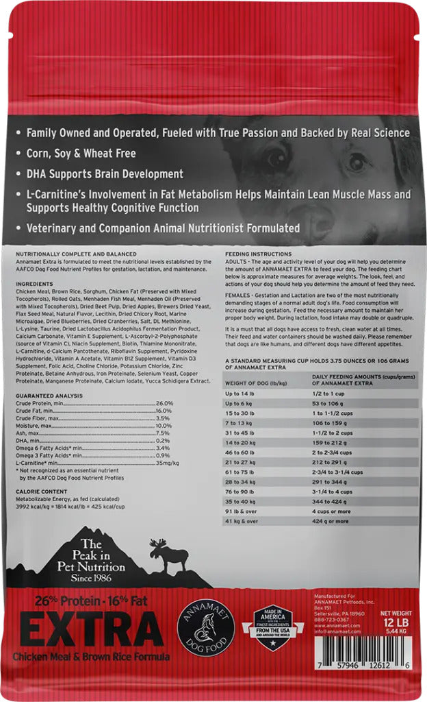 Annamaet Dry Dog Food Extra