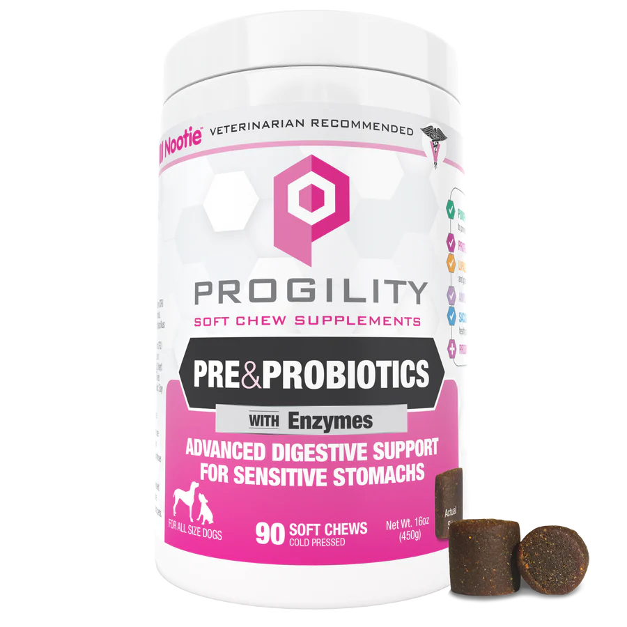 Nootie Progility Pre & Probiotics Supplement Soft Chew 90 Count