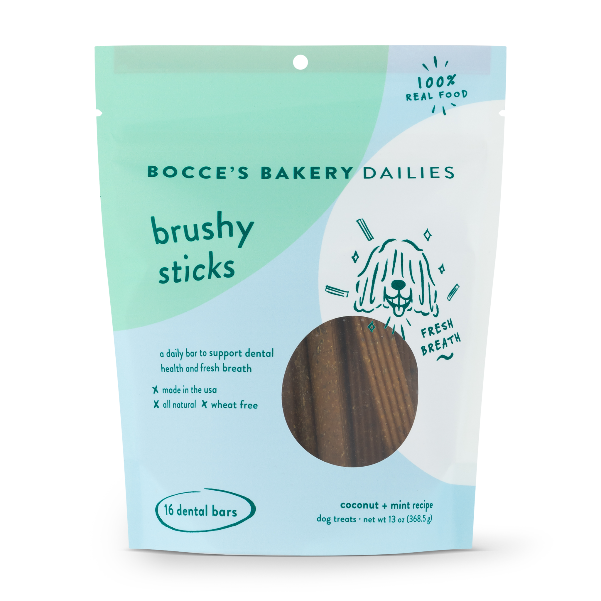 Bocce's Bakery Brushy Sticks 13oz
