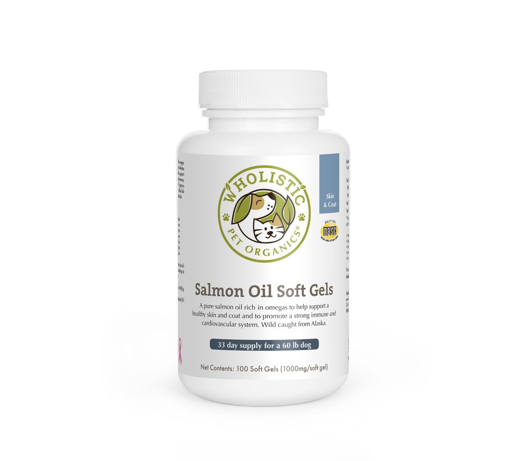 Wholistic Pet Organics Salmon Oil Soft Gels