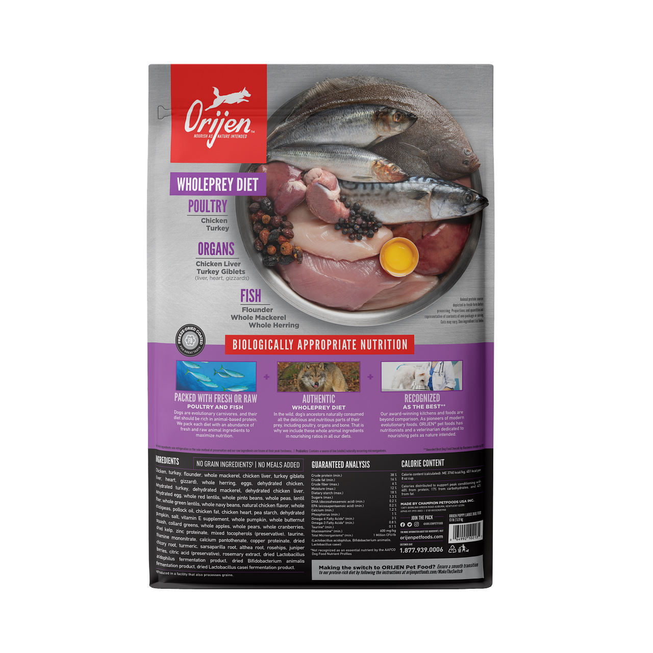 Orijen Dry Dog Food Large Breed Puppy