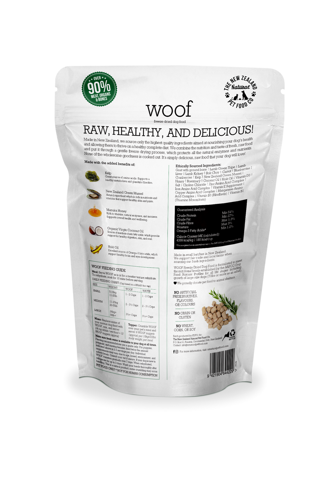 New Zealand Natural Freeze Dried Woof Wild Goat