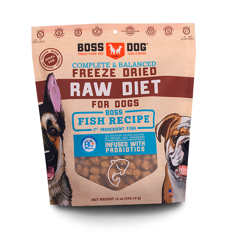 Boss Dog Freeze Dried Fish Recipe 12oz