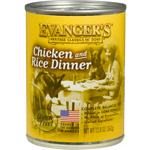Evanger's Canned Dog Food Classic Chicken & Rice 12.5oz