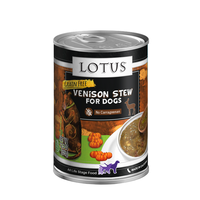 Lotus Canned Dog Food Venison Stew