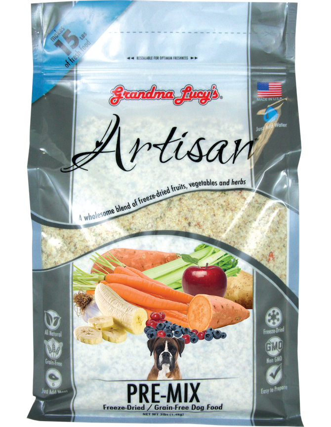 Grandma Lucys Freeze Dried Dog Food Artisan PreMix 3lb